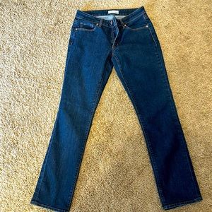 Loft curvy straight blue jeans 26/2
